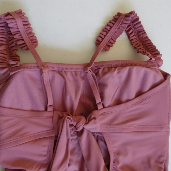 Women's One-Piece Swimsuit Size M   Dusty Rose   Kona Sol - Picture 4 of 9